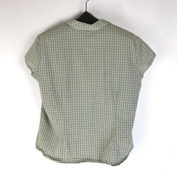 Eddie Bauer Short Sleeve Button Up Shirt Women's Plus Size XXL Plaid Cotton - Picture 5 of 12